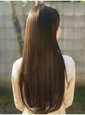 ブラウンヘアー/ロングヘアー/透明感カラー