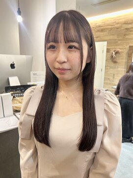 ハロ(HALO) 20代30代前髪あり艶っぽ暖色カラー