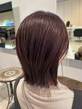 ノア(no_a) 【四条烏丸】レイヤーボブ×ボルドー