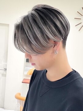 ゴカン バイ ジル ブラン 名古屋(Gokan by JIL BLAN) メンズパーマ曲がる縮毛矯正ハイライトショートカット20代30代40