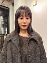 ニール 名古屋 伏見 丸の内(NEELU)&nbsp;艶感ロングボブ