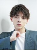 men'shair/波巻きツイストスパイラル/リバースニュアンスパーマ
