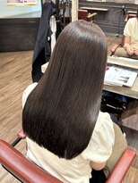 シュープ アニュー ラスパ太田川店(SHOOP anyu) インフィニアルカラーで艶グレージュ