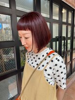 キチ(kichi.)&nbsp;ワインレッドのミニボブ
