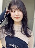 ゆる巻きアメジストカラー
