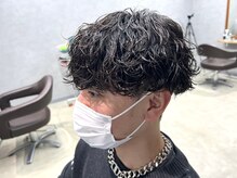 リット×ベリエ(Lit.×belier)の雰囲気（#毎日のヘアセットが楽になる波巻きパーマ*[メンズ/フェード]）