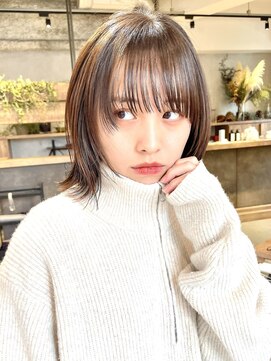 ディッセンバー 渋谷(December) 【December】ブリーチ無し透明感ショコラカラー