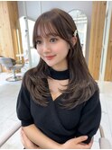 大人可愛い韓国ヘア レイヤーカット ワンカール 似合わせ