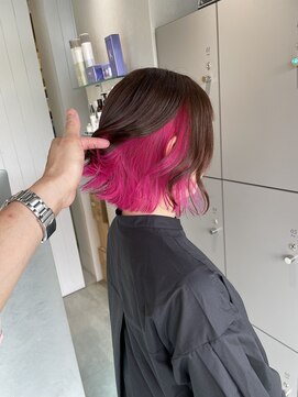 エイト 沖縄豊崎店(EIGHT toyosaki) 【EIGHT 豊崎】お客様スタイル_インナービビットピンク