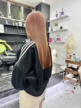 チュダック(ChuDuck) 韓国風《オレンジ》ハイトーン/ケアブリーチ/ダブルカラー