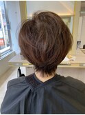 -10歳　60代　ボリュームアップ　ショートボブ