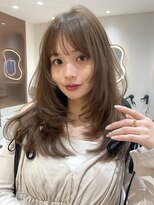 サイン 渋谷(SIGN)&nbsp;ザクザクレイヤーカット巻き方簡単ミディアムロング韓国渋谷