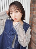 ユイマァル 連島店(YUIMARL) ボブ_レイヤー_ナチュラルブラウンカラー