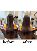 髪質改善カラーエステ