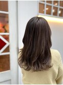 切りっぱなしボブ/エアリーロング/美髪のススメ/ピンクブラウン