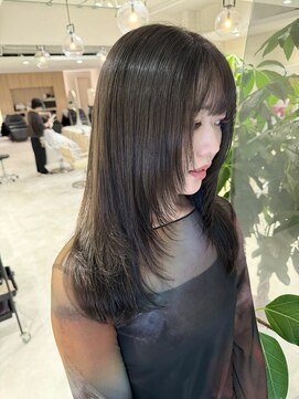 ミズチャーム(Ms.CHARM) 韓国スタイル/レイヤー/グレージュカラー/イメチェン