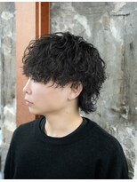 エイド 渋谷(aid)&nbsp;マッシュウルフ×波巻きパーマ