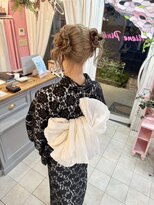 ミーネピンク 行徳(Miene Pink)&nbsp;ヘアアレンジ＊まとめ髪＊浴衣着付☆_Pink行徳駅 妙典駅 浦安駅