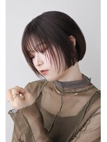 シスタ(SISTA) ミニボブ/ストレート大人ボブ/オレンジブラウン【自由が丘】