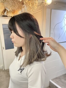 ラフ 原宿(L.a.a.g.f harajuku) イヤリングカラー ホワイトベージュ ハイトーン @原宿