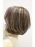 【白髪ぼかし】カット+ハイライト+カラー+トリートメント　￥13980
