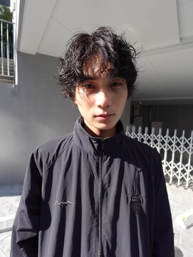 ホネン(honen) 薬院大通メンズカットツイストスパイラルパーマブリーチmen's