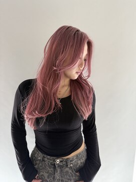 ヘアースタジオゼン アドバンス(hair studio Zen advance) ハイトーンピンクカラー