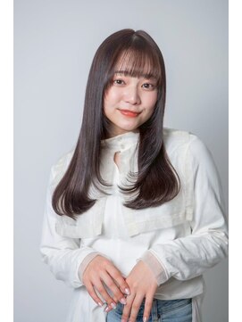 ルフュージュ バイ プロデュース 相模大野店(Refuge by Produce) レイヤーカット/ショコラブラウン/ストレートロング