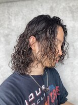 アンツ サザンリゾート 茅ヶ崎店(ANT'S Southern Resort)&nbsp;サーフカール/スパイキーショート/ブルーブラック/無造作カール