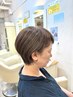 【大人のファッションカラー】カット+ミルボンハイブライトカラー+圧縮蒸気TR