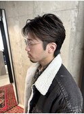 ピンパーマ/men's/センターパート/ダウンパーマ/新宿/藤沼