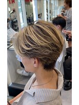 オーシャントーキョー 仙台(OCEAN TOKYO)&nbsp;フェザーショートニュアンスパーマセンターパートツーブロック