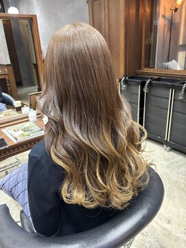 ロンドカスティーヨ 四日市(Lond castillo) 【松田】赤み無しヘーゼルベージュ×上品巻き