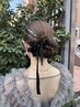 【吉川玲限定/結婚式ヘア/参列ヘア/お呼ばれヘア】¥5720