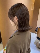 サボ 栄店(sabo) オリーブブラウン × ブツっと外ハネボブ
