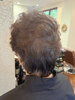 クロス(CROSS)&nbsp;ミセスパーマ//ひし形ショート/70代80代