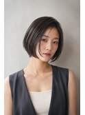 ショート　ショートバフ　ワンレン　髪質改善　前髪なし