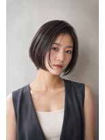 ラトリエ ブロカント 立川北口店(L'atelier BROCANTE)&nbsp;ショート　ショートバフ　ワンレン　髪質改善　前髪なし