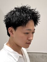 ラスト(LUAST) 波巻きスパイラルフェザーパーマフェザーショートセンターパート
