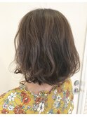 大人かわいい☆小顔ボブ☆グレージュba017_1808_2