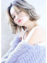 ヘアアンドメイク シークネクスト(HAIR&MAKE SeeK NEXT)&nbsp;【SeeK NEXT】艶カラー バレイヤージュ×うざバング