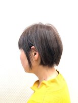 クオリス 上福岡店(QUALIS)&nbsp;30代40代50代/丸みミニボブ/耳かけショート/暖色系カラー/小顔