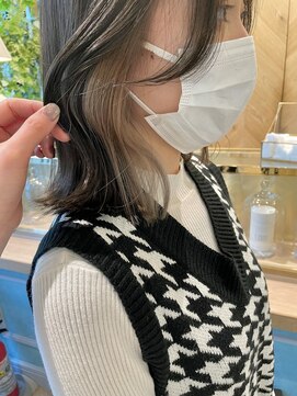 ロンドフルール 大宮東口(Lond fleur) lond fleur小泉　イヤリングカラー×ミディアムヘア