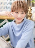 ハイトーンで外国人風*前下がり小顔マッシュa志木20代30代40代