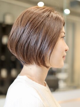 ヘア デザイン リスク(HAIR DESIGN RISK) 【RISK 高橋勇太】シルエットが完璧!!前下がりショートボブ
