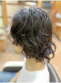 メンズミディアムパーマ