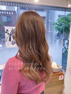 ティアラ 桜木町(TIARA) REAL SALON WORK～シークレットハイライト/ミルクティーベージュ
