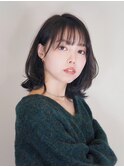 外ハネロブ/切りっぱなしボブ/レイヤー/30代/40代/50代/梅田