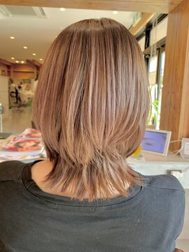 アドラーブル 駅南店(adorable) 【ピンクベージュ】【ミディアム】【20代・30代】