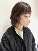 ウクラ バイ レシッド 池袋(uchla by rcid)&nbsp;イメチェンこなれミディ♪酸性デジタルパーマウェーブパーマ前髪